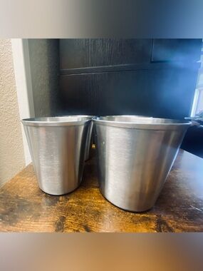 Stainless Steel Double Tumbler Set - Silver 160z